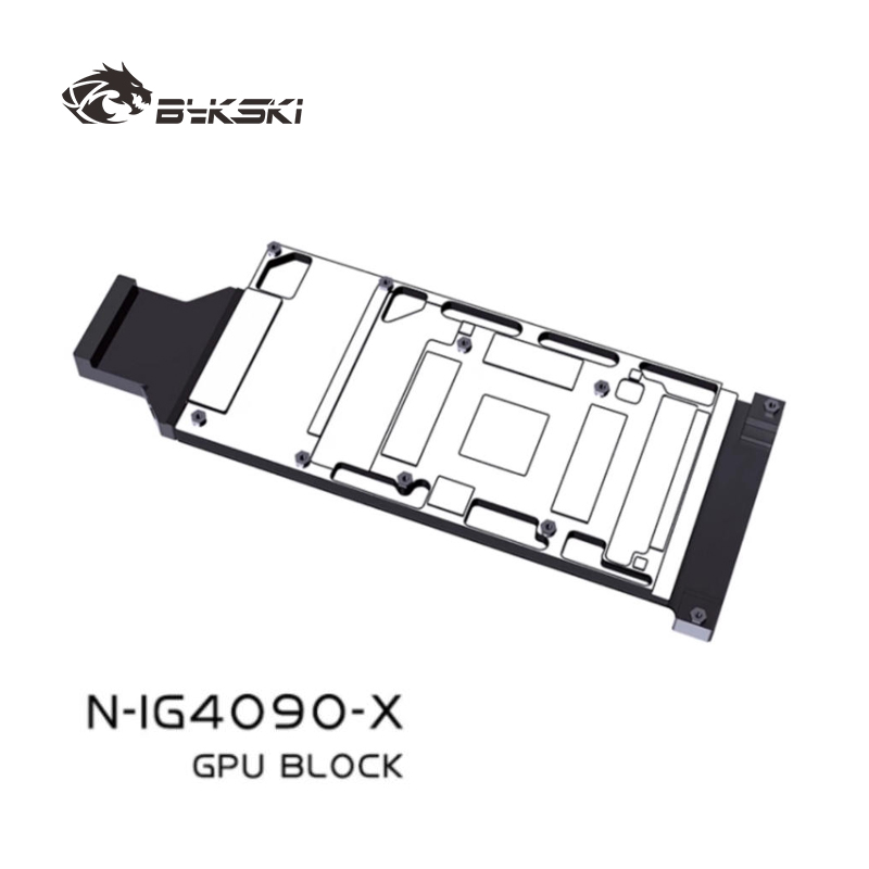 Rtx 4090 Water Block - Bykski N-IG4090-X وحدة معالجة الرسومات كتلة