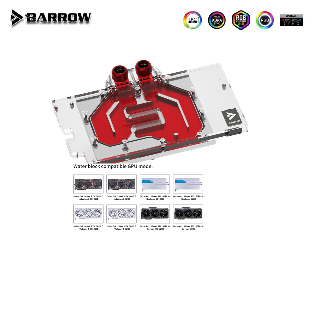 Rtx 5090 32Gb - كتلة وحدة معالجة الرسومات Barrow لـ