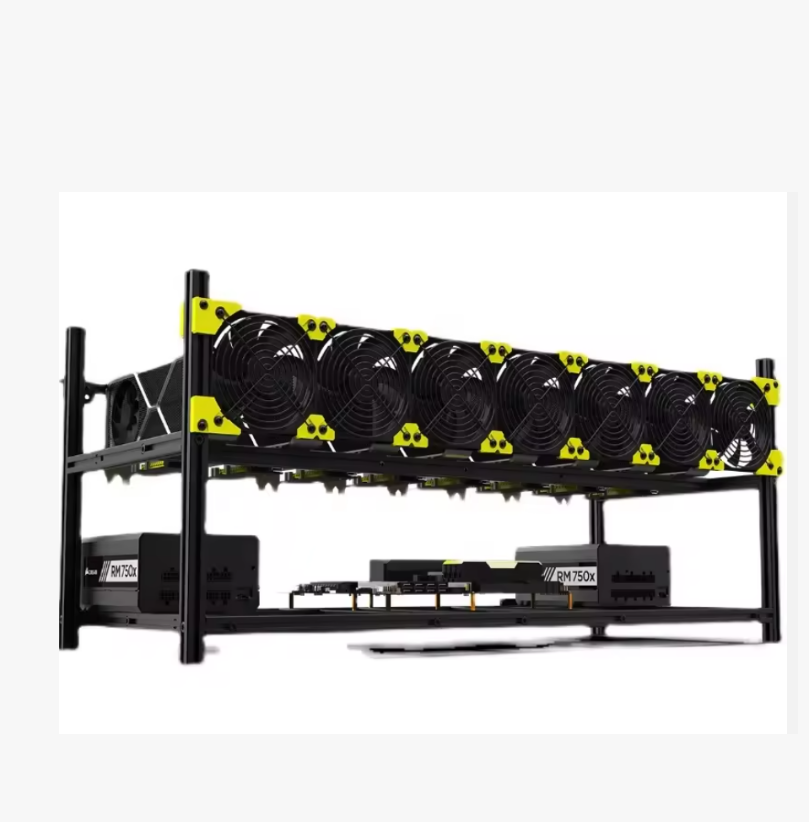 Gpu Mining Rig Frame 8 Gpu - إطار حاسوب VEDDHA من الألومنيوم قابل