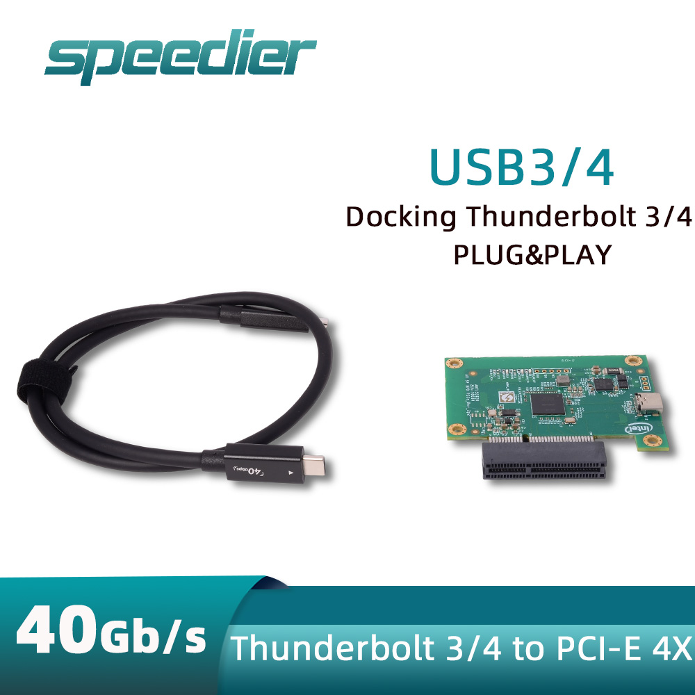Gpu External Dock Egpu Thunderbolt 4 - محول توسعة وحدة معالجة الرسومات الخارجية
