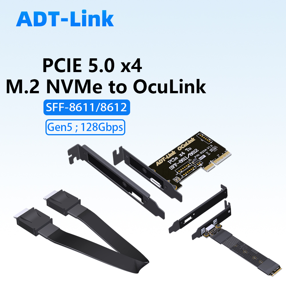 Pcie 5.0 Gpu Riser Cable - محول PCIE 5.0 X4 Gen5 M.2