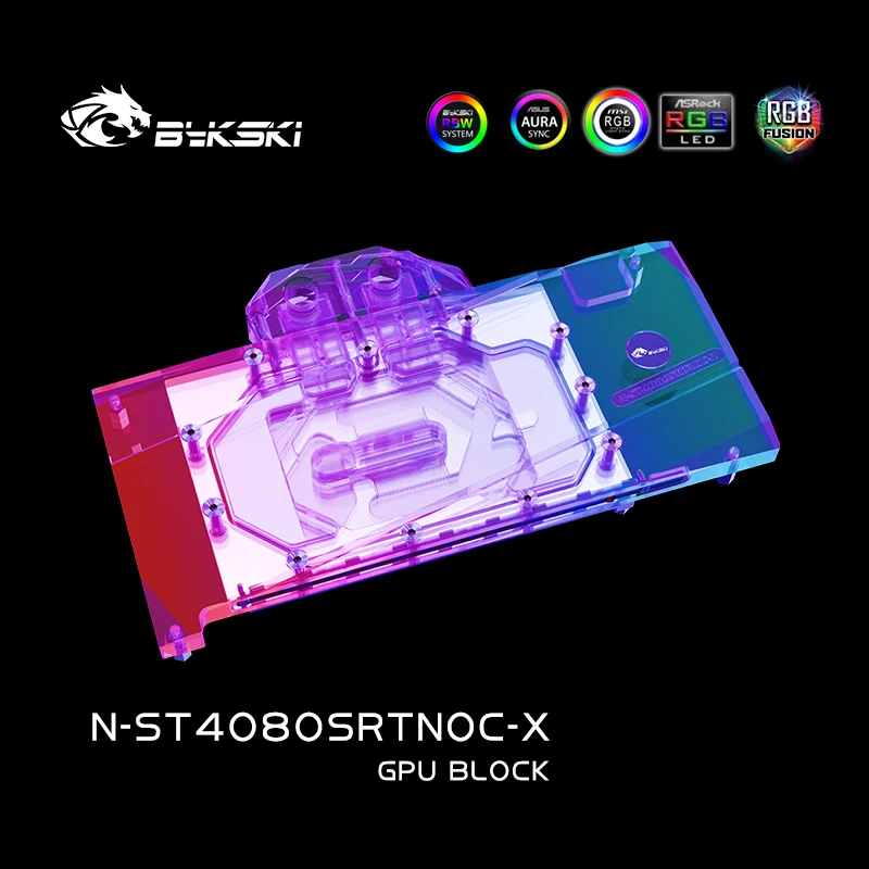 Rtx 4080 Super 16Gb - بلوك تبريد بمعالج الرسومات Bykski N-ST4080SRTNOC-X