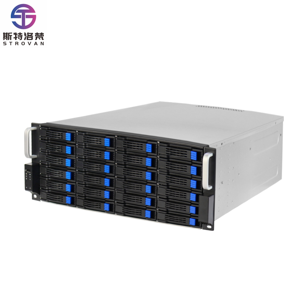 Server Gpu Chassis 4U - 4U 24 Bays تخزين الخادم حالة