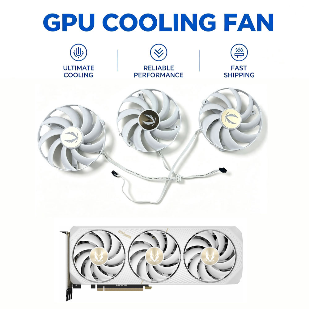 Rtx 5080 16Gb - مروحة تبريد 96 مم 4PIN TF10S12H-15PAA