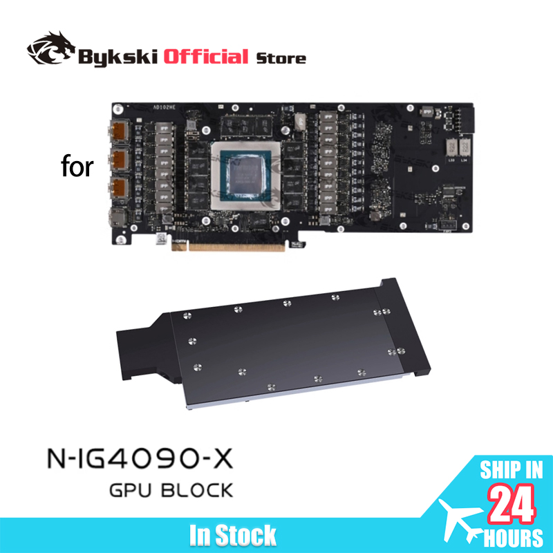 Rtx 4090 Water Block - Bykski GPU كتلة المياه لـ iGame