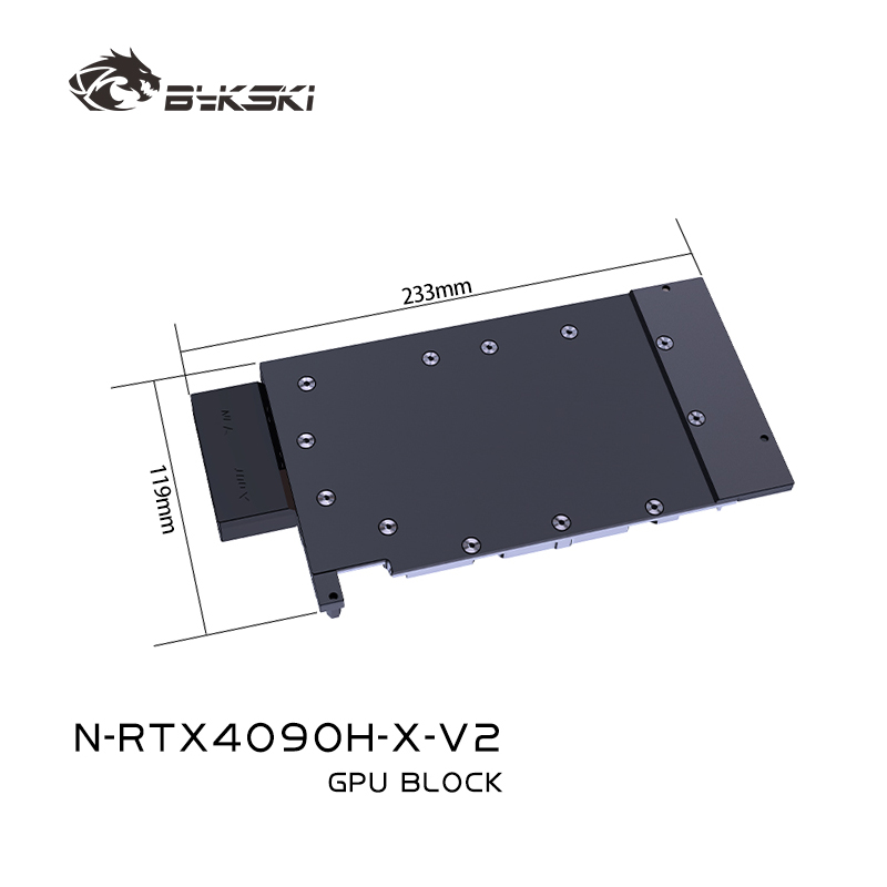 Rtx 4090 Water Block - بلوك بيكسي لوحدة معالجة الرسومات لبطاقة