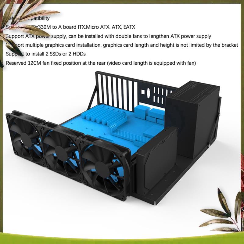 جديد-3X إطار التعدين التعدين E - مراجعة Gpu Mining Rig Frame 8 Gpu وسعره