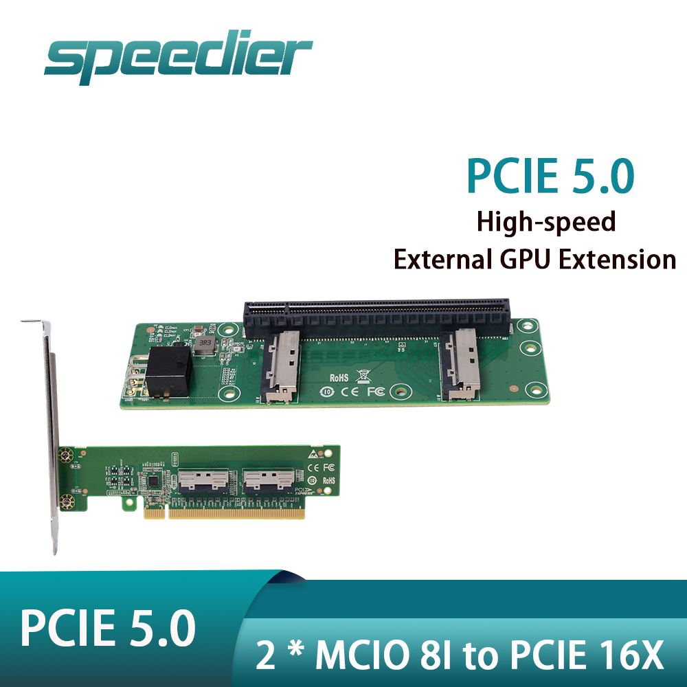 كابل تمديد GPU خارجي من Speedi - مراجعة Pcie 5.0 Gpu Riser Cable وسعره