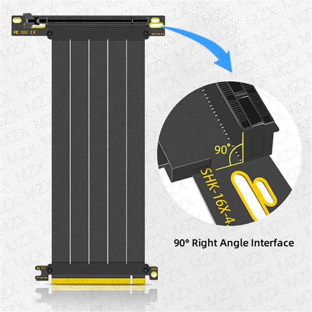 MZX PCIE 4.0 3.0 16X كابل النا - مراجعة Itx Gpu Riser Pcie 4.0 16X وسعره