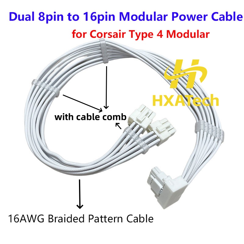 كابل طاقة عالي الجودة 16AWG بن - مراجعة Dual 8Pin To 16Pin 12Vhpwr Cable وسعره