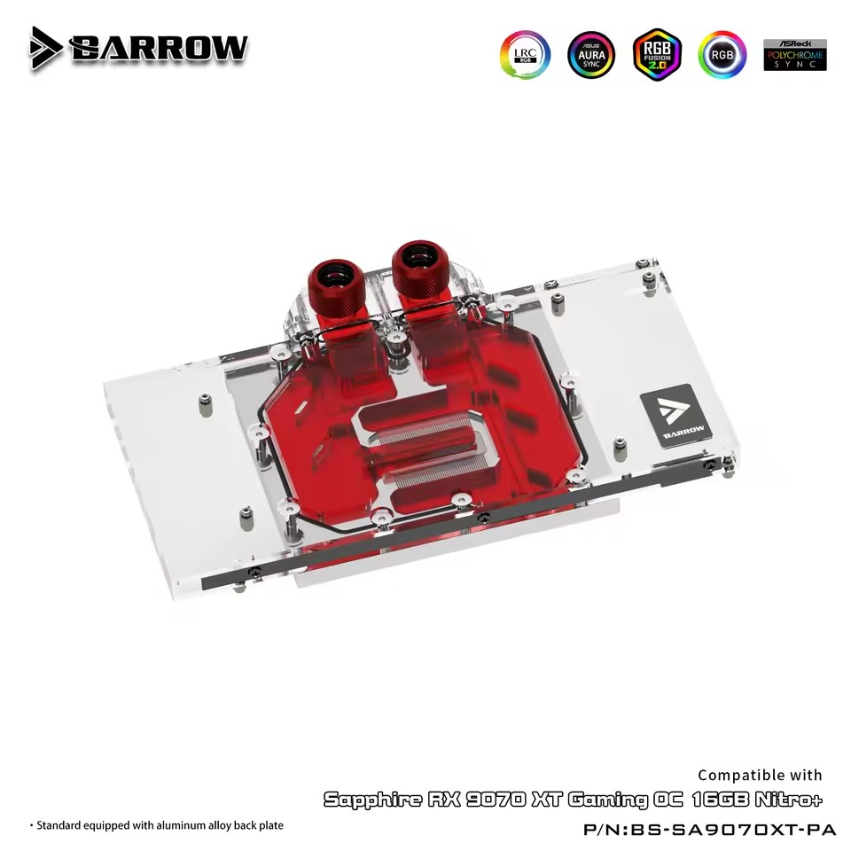 بارو GPU كتلة المياه لـ Sapphi - مراجعة Rx 9070 Xt وسعره
