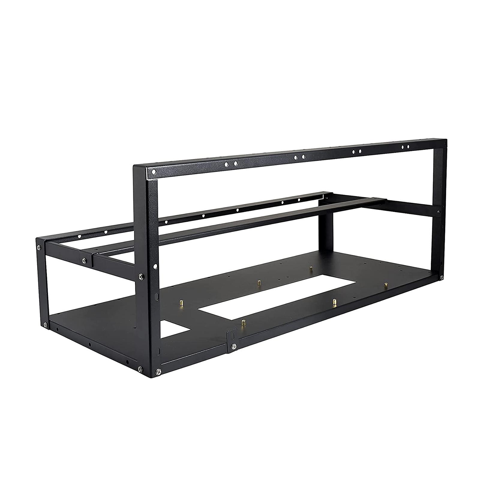 حامل بطاقة رسومات بإطار مفتوح  - مراجعة Gpu Mining Rig Frame 8 Gpu وسعره
