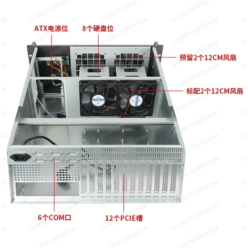 هيكل خادم الحوسبة 4U AI، بطاقة - مراجعة Server Gpu Chassis 4U وسعره
