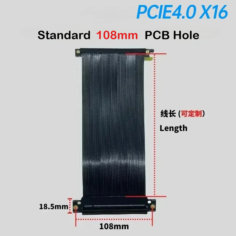كابل تمديد بطاقة الرسومات عكسي - مراجعة Itx Gpu Riser Pcie 4.0 16X وسعره