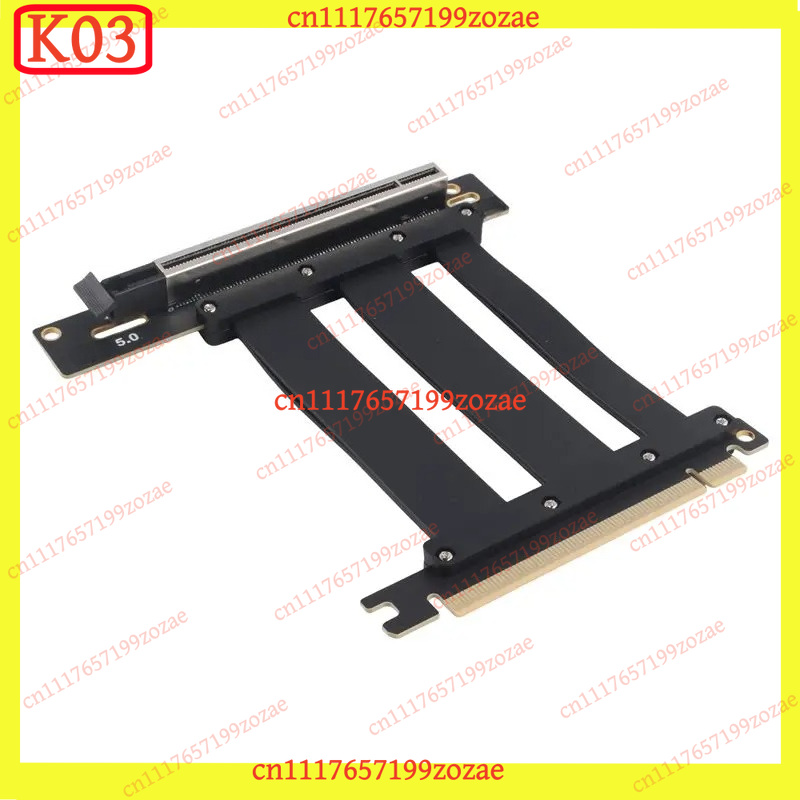 كابل تمديد K03 PCIe 5.0 X16 بز - مراجعة Pcie 5.0 Gpu Riser Cable وسعره