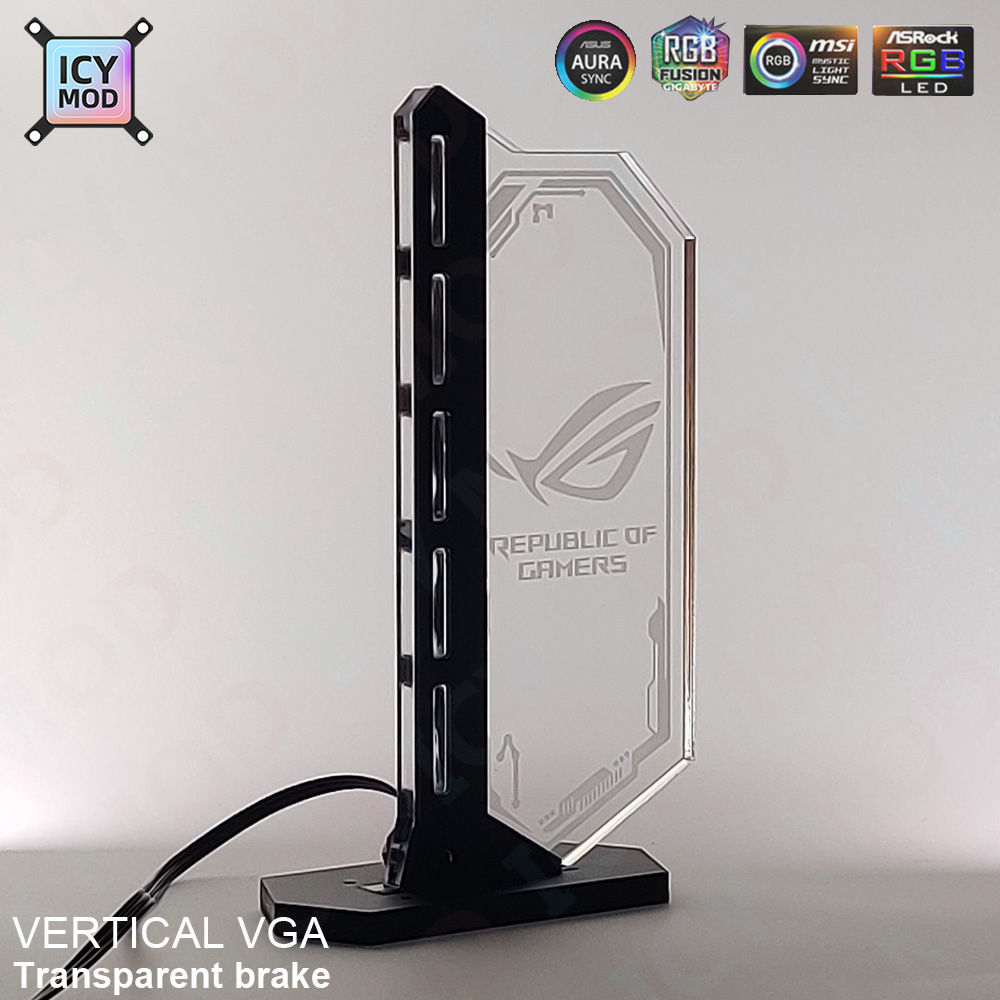 شفاف عمودي GPU دعم تخصيص ملون  - مراجعة Desktop Gaming Gpu 32Gb وسعره