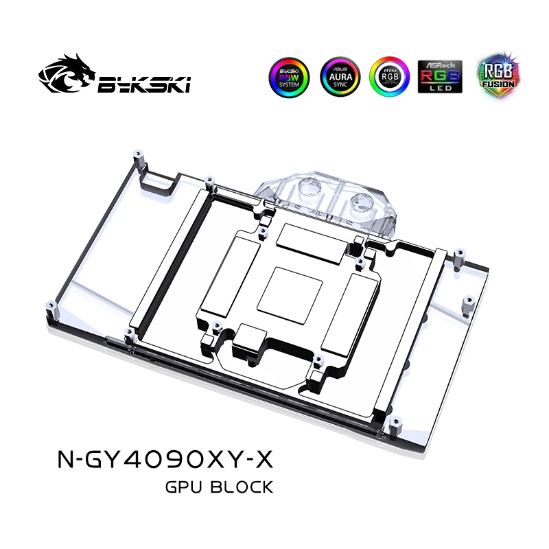 بلوك مائي من Bykski لبطاقة GAL - مراجعة Rtx 4090 Water Block وسعره
