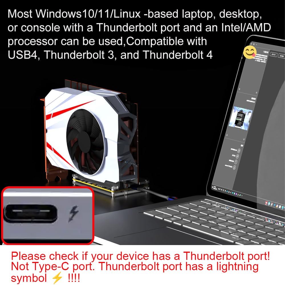 قاعدة توصيل RGEEK eGPU بسرعة 2 - مراجعة Gpu External Dock Egpu Thunderbolt 4 وسعره