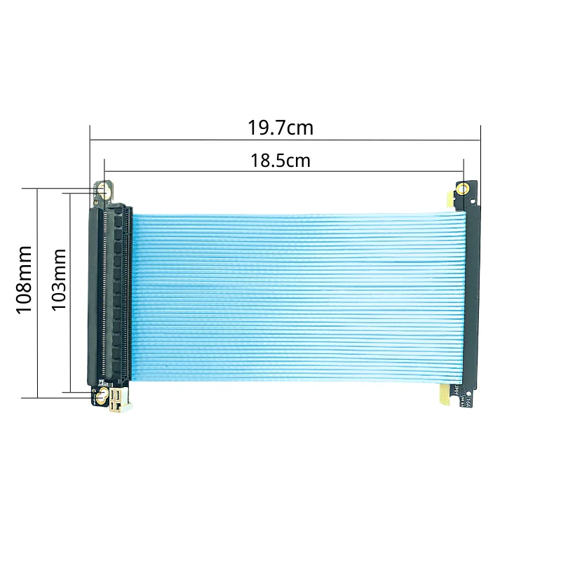 المزدوج عكس Pcie 4.0 الناهض كا - مراجعة Itx Gpu Riser Pcie 4.0 16X وسعره