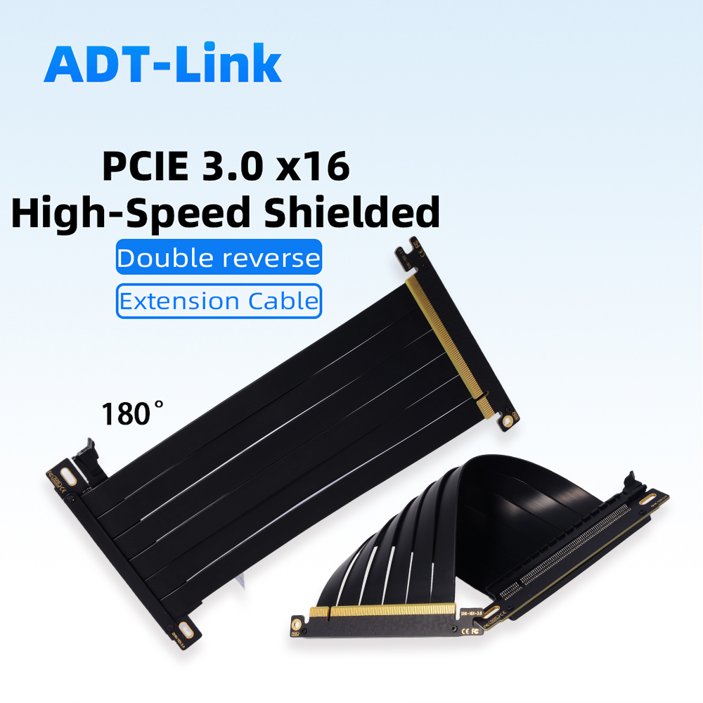 كابل رايزر PCIE 3.0 X16 مزدوج  - مراجعة Pcie 5.0 Gpu Riser Cable وسعره