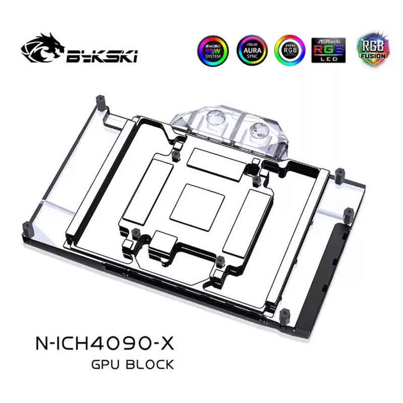 Bykski N-ICH4090-X وحدة معالجة - مراجعة Rtx 4090 Water Block وسعره