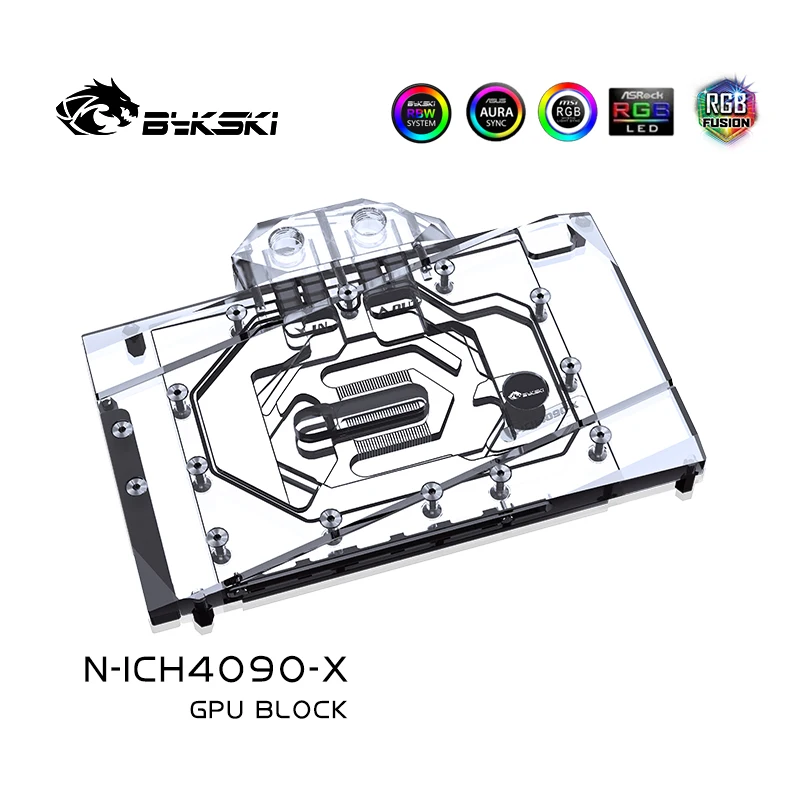 Bykski N-ICH4090-X وحدة معالجة - مراجعة Rtx 4090 Water Block وسعره