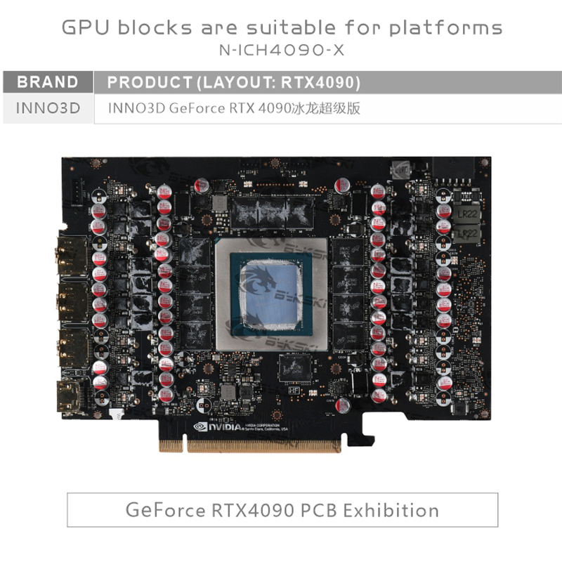Bykski N-ICH4090-X وحدة معالجة - مراجعة Rtx 4090 Water Block وسعره
