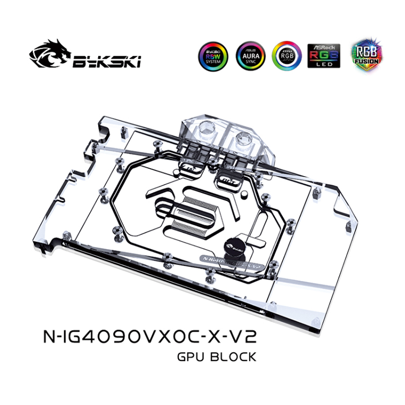 Bykski N-IG4090VXOC-X-V2 كتلة  - مراجعة Rtx 4090 Water Block وسعره