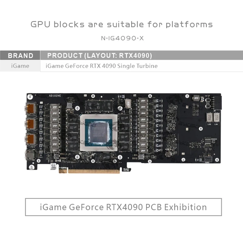 Bykski GPU كتلة المياه لـ iGam - مراجعة Rtx 4090 Water Block وسعره