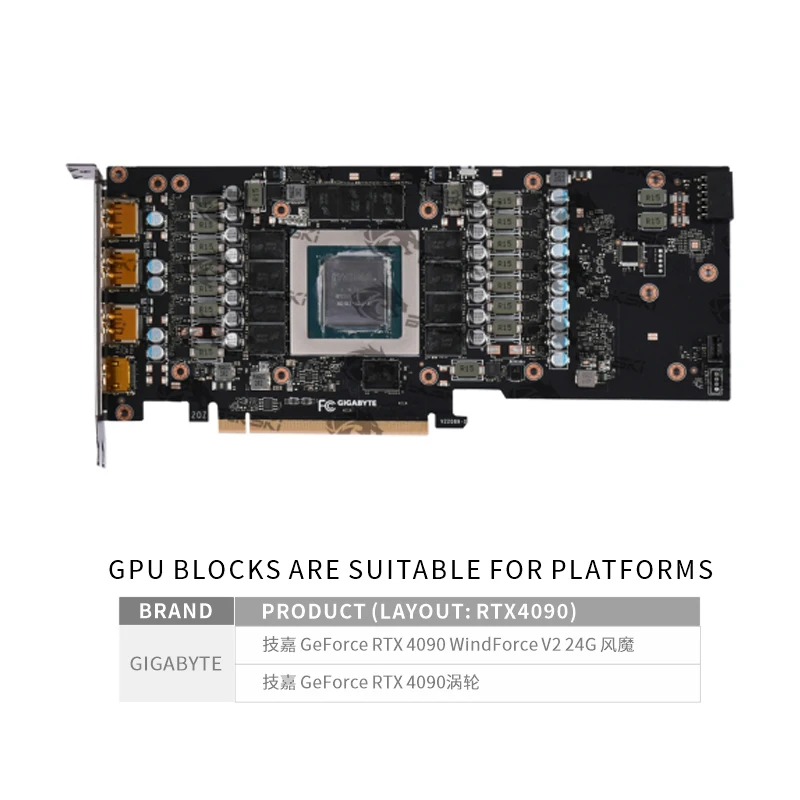 بلوك تبريد بمعالج مائي نحاسي B - مراجعة Rtx 4090 Water Block وسعره