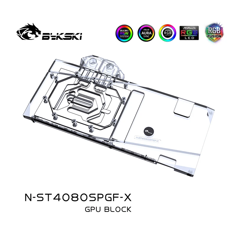 بلوك تبريد Bykski N-ST4080SPGF - مراجعة Rtx 4080 Super 16Gb وسعره