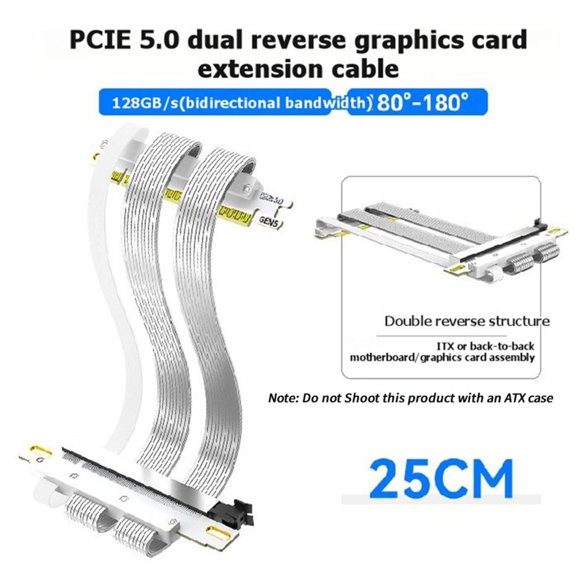 كابل رايزر L70A PCIe 5.0 X16 ب - مراجعة Pcie 5.0 Gpu Riser Cable وسعره