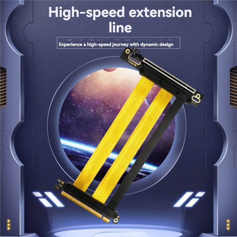 كابل تمديد GPU - كابل رايزر PC - مراجعة Pcie 5.0 Gpu Riser Cable وسعره